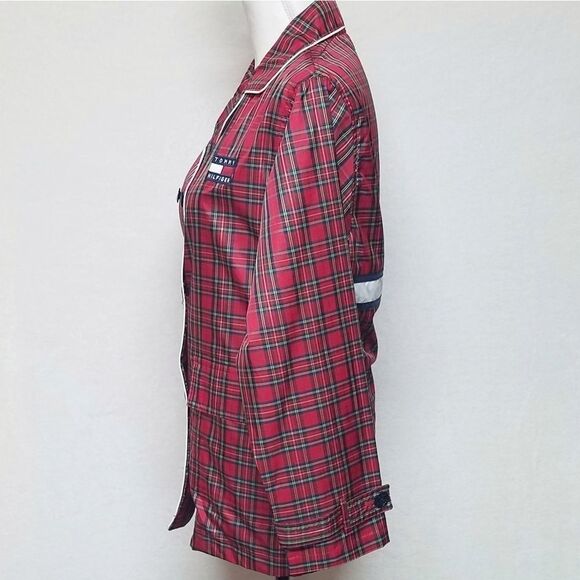 VINTAGE Tommy Hilfiger Tartan Plaid Windbreaker - Picture 7 of 15